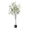 150Cm Artificial Milan Leaf Bonsai Green Polyethylene