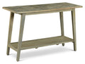Milani Rectangular Sofa Table Light Brown Light Brown Wood