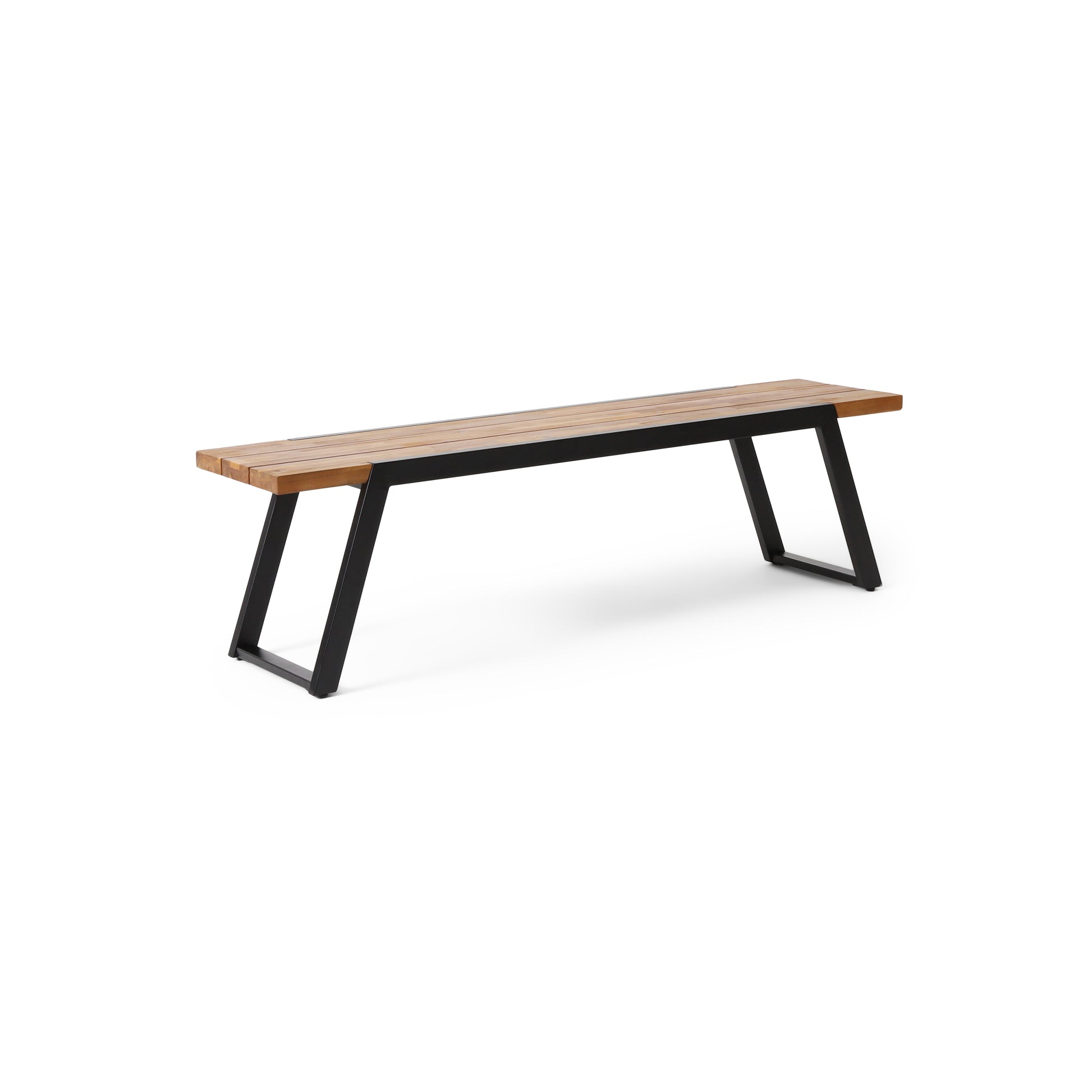 Gaylor Mp1 Bench Black Acacia Wood