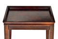 Clemson 3 Piece Table Set Brown Brown Wood