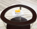 Duncan Cocktail Table Brown Brown Wood