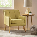 Arm Chair Yellow Fabric