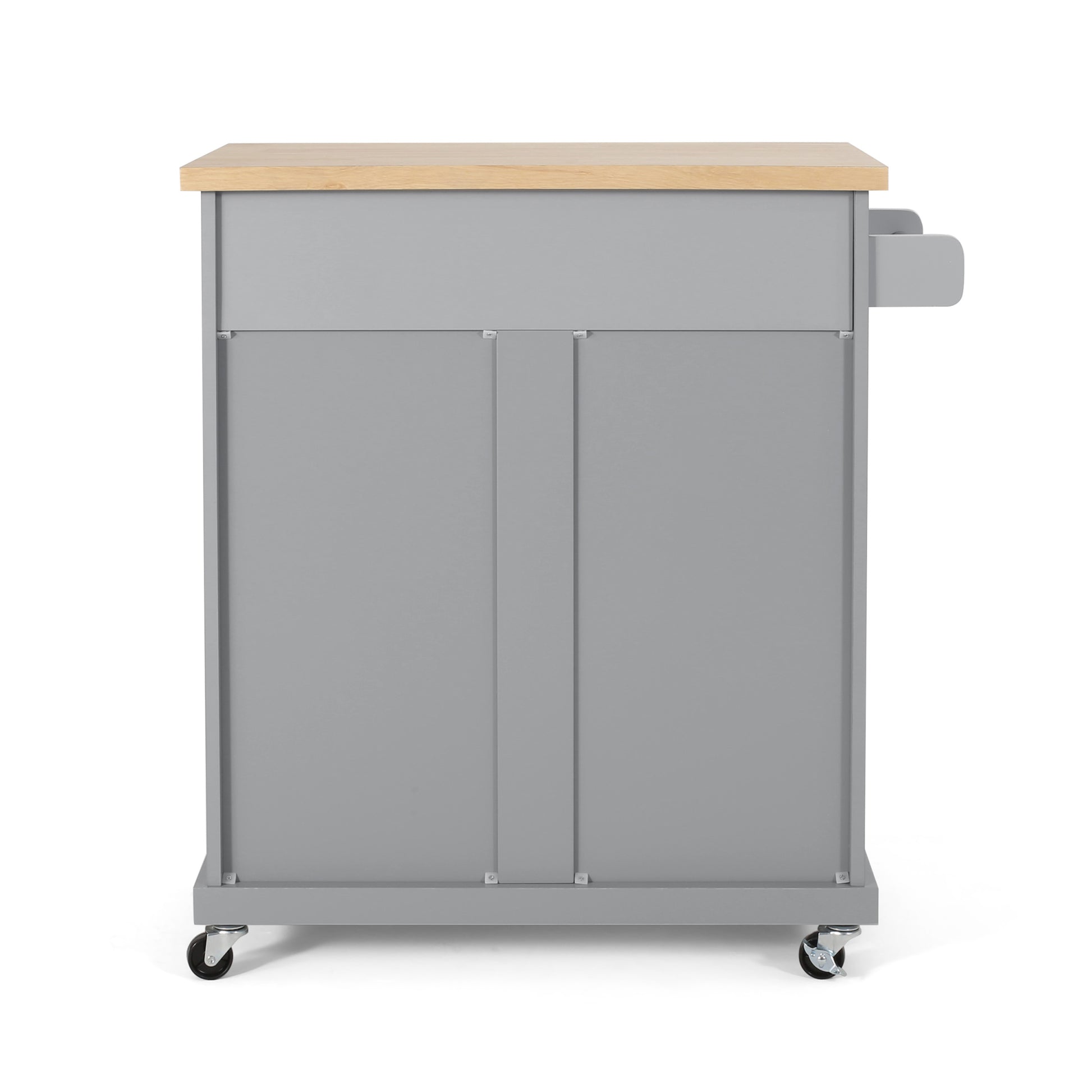 Kitchen Cart Grey Wood