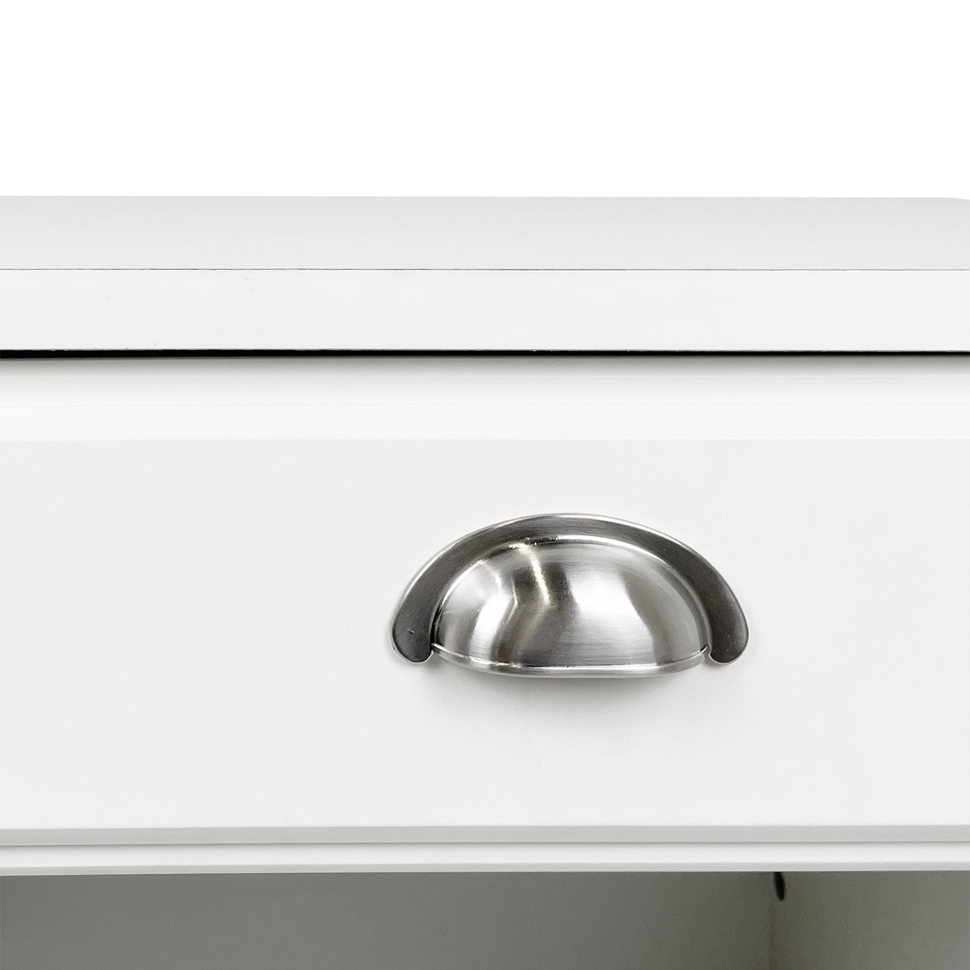 Side Table White Mdf