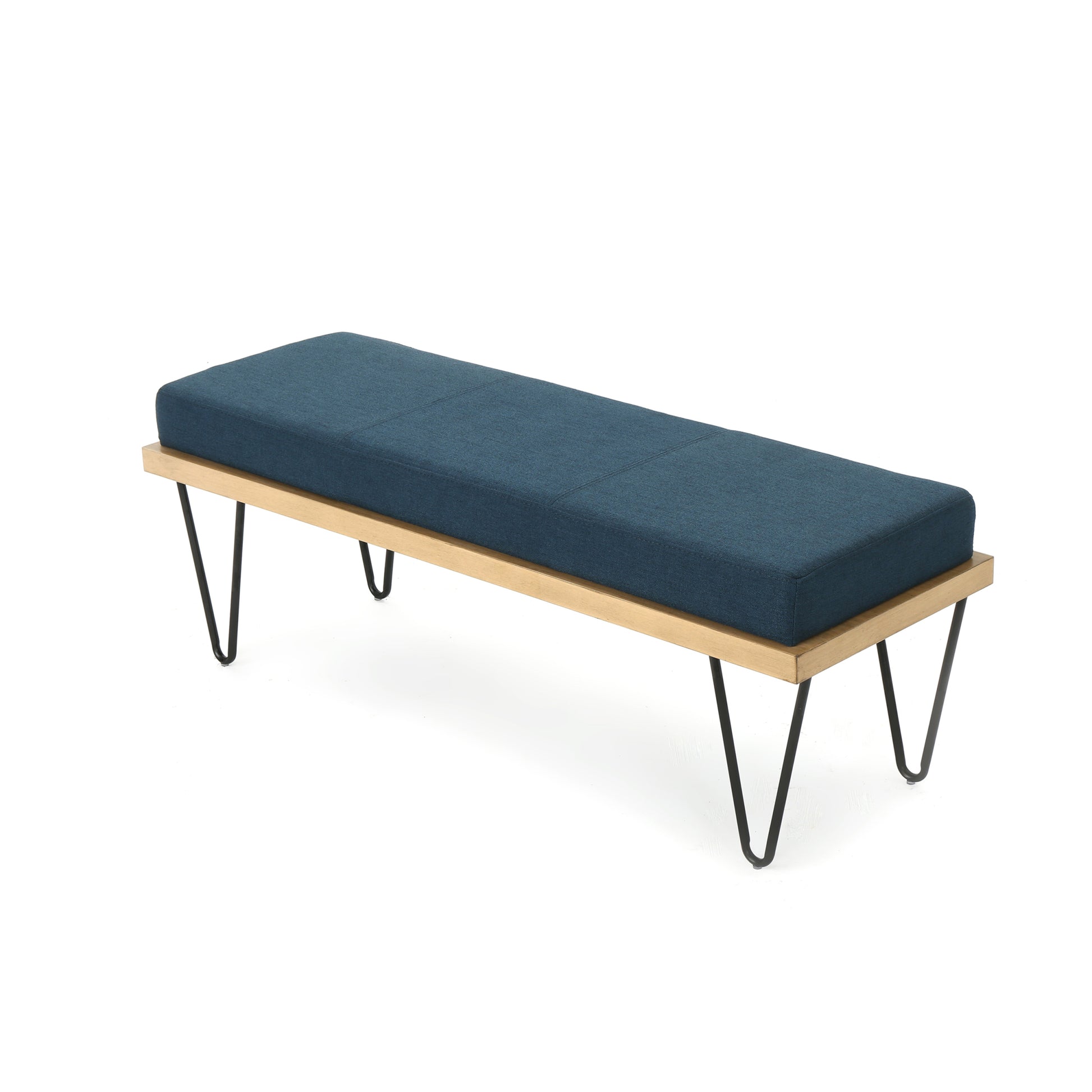 Bench Navy Blue Mdf