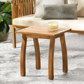 Selma End Table Teak Acacia Wood