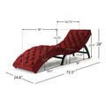 Chaise Lounge Garnet Altay Velvet