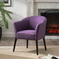 Arm Chair Plum Fabric