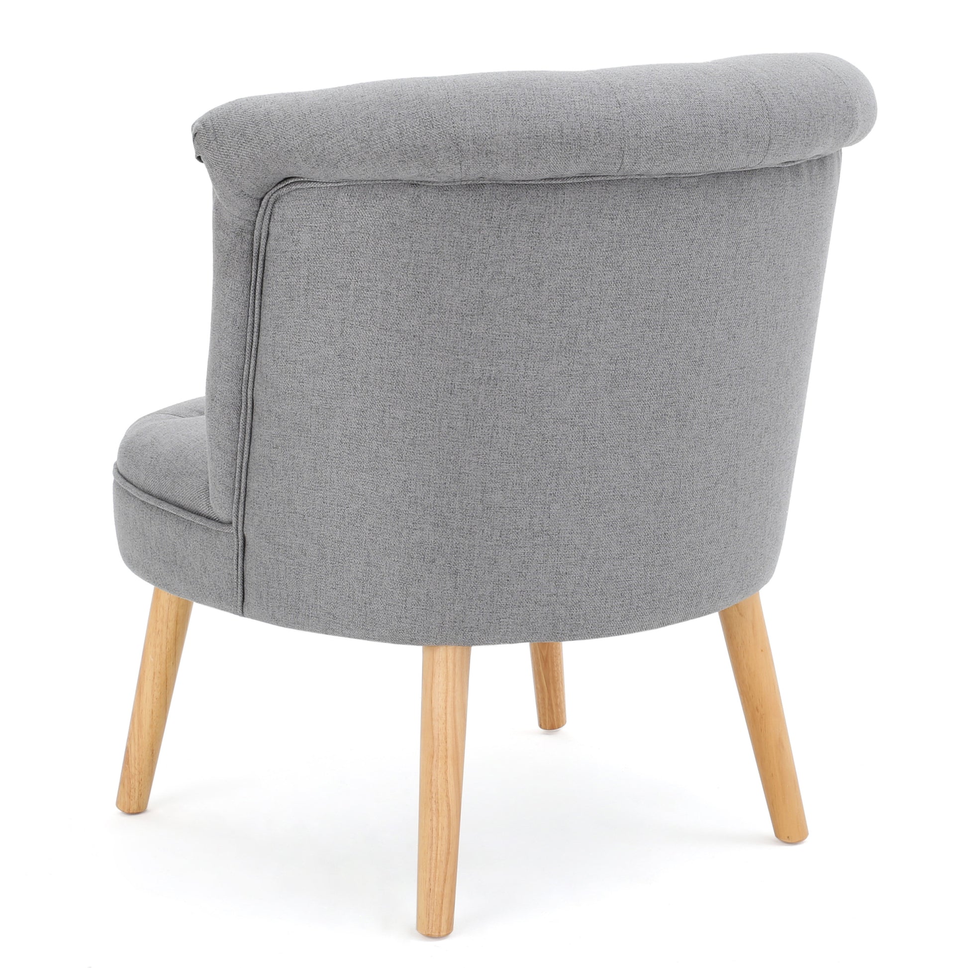 Bordeaux Tuft Chair Grey Fabric