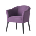 Arm Chair Plum Fabric