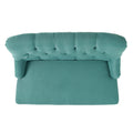 Nicole Kd Settee Teal Fabric