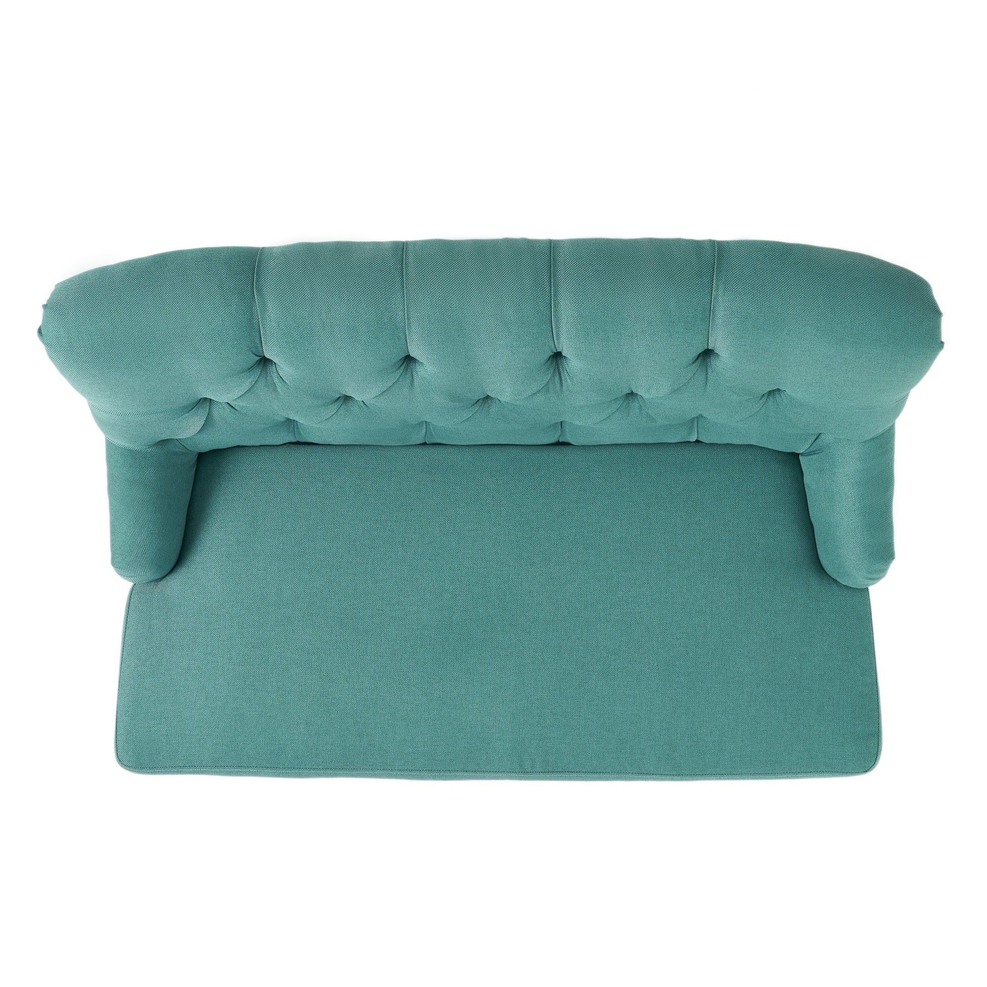 Nicole Kd Settee Teal Fabric