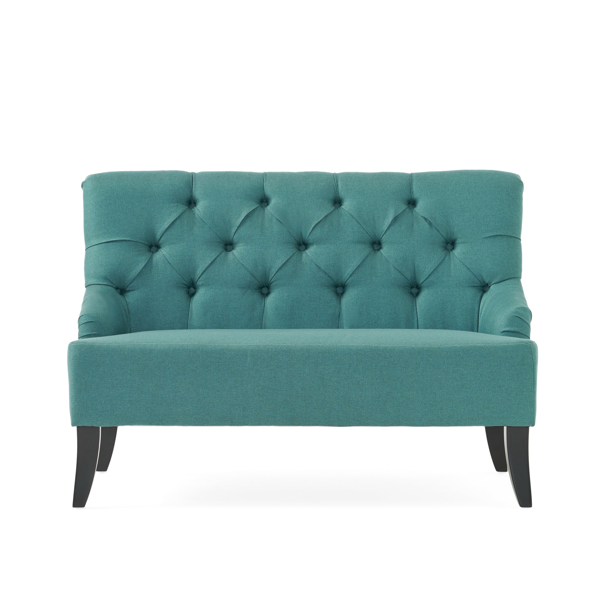 Nicole Kd Settee Teal Fabric