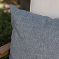 Coronado Square Pillow Grey Fabric