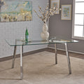 Dining Table Clear Glass