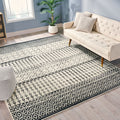 Rug Black Ivory Polypropylene