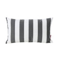 Coronado Stripe Rectangular Pillow Black Fabric
