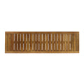 Jeco Industrial Wood And Metal Bench Teak Acacia Wood