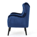 Arm Chair Navy Blue Velvet