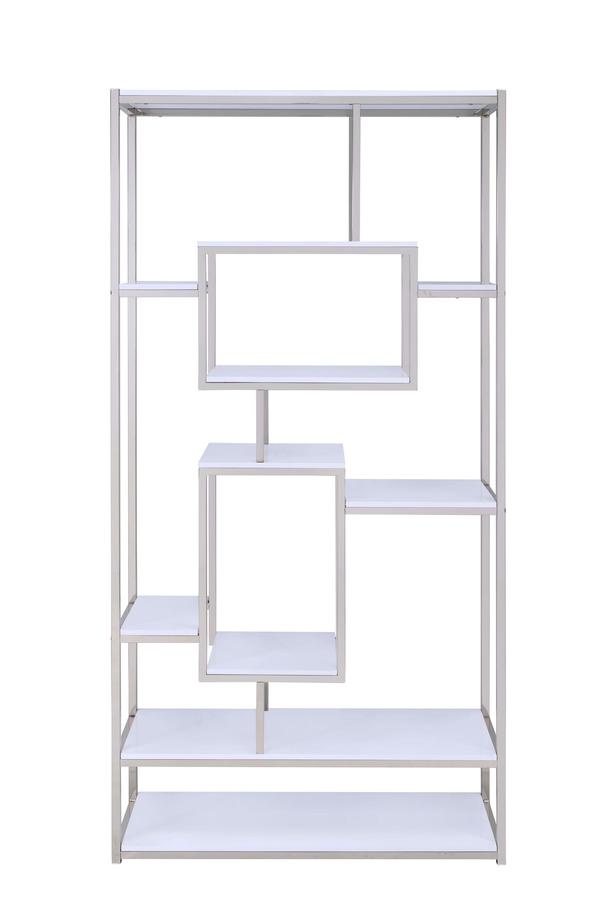 Alize Bookcase And Desk White White Wood