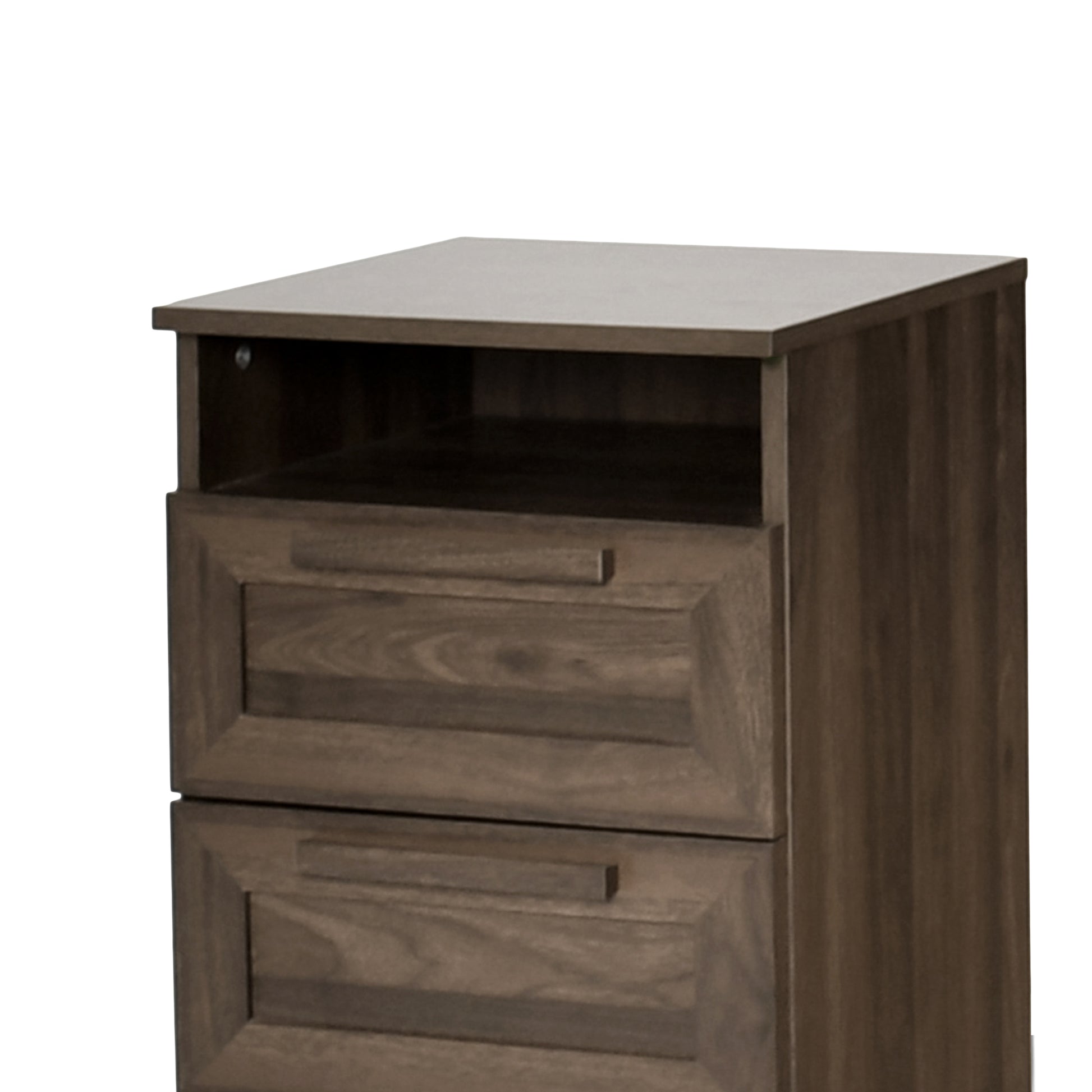 Delaney2 Drawer Nightstand Walnut Mdf