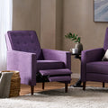 Recliner Purple Fabric