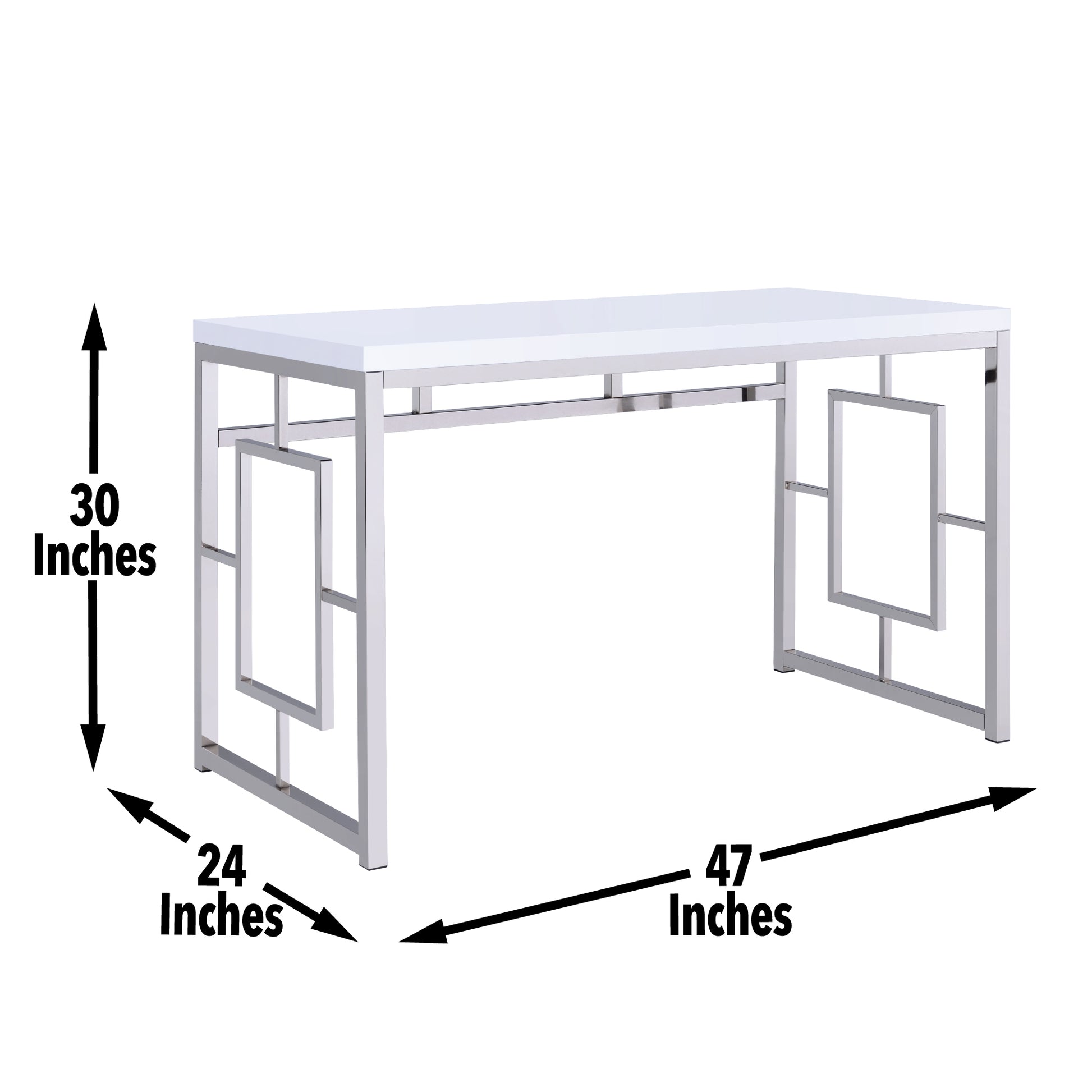 Alize Bookcase And Desk White White Wood