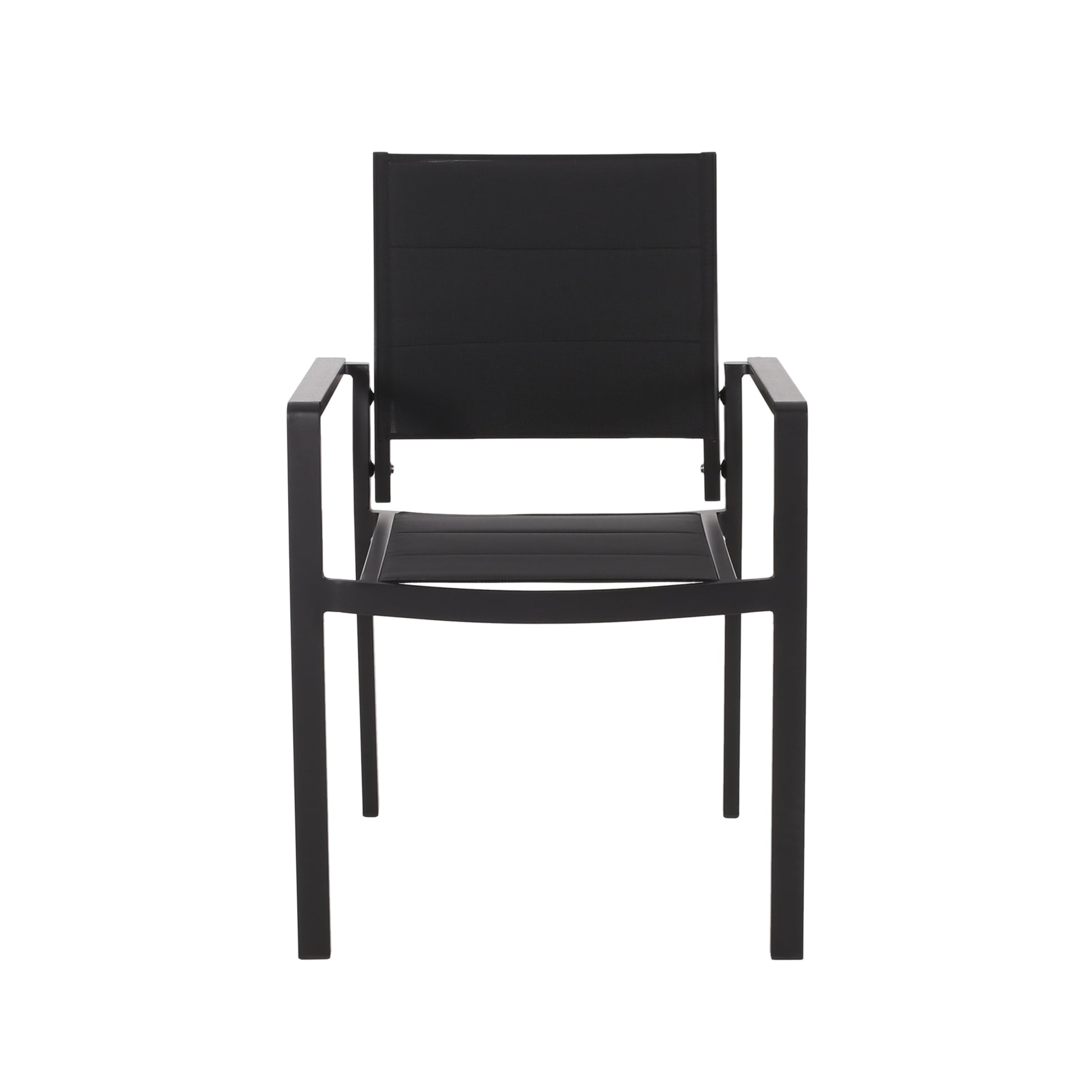 Wilbur Dining Chair Black Aluminum