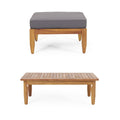 Aston Ottoman Coffee Table Teak Acacia Wood