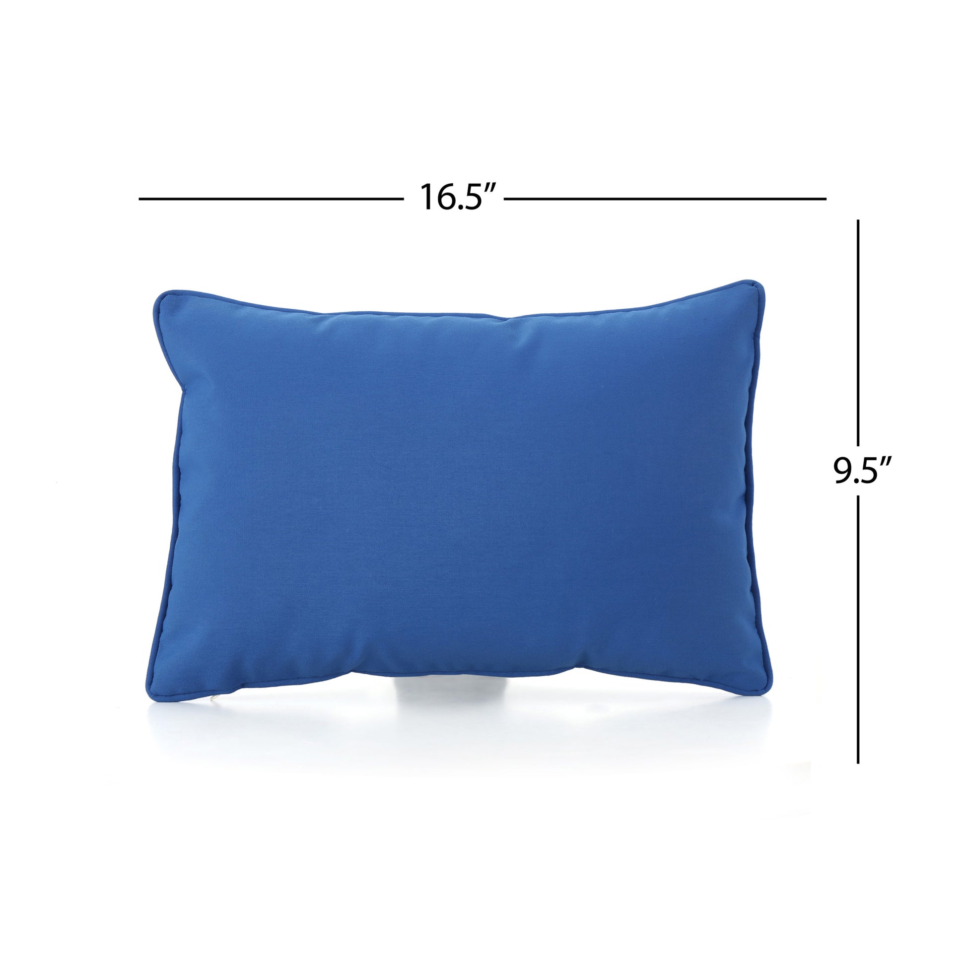 Coronado Rectangular Pillow Blue Fabric