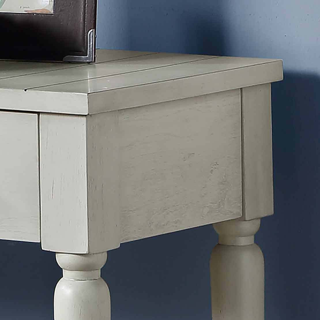 Hemingway Sofa Table White White Wood