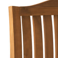 Della Wood Kd Armchair Cream Acacia Wood
