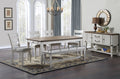 Pendleton Dining Table White White Wood