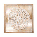 Heraldi Distressed Wall D Cor Panel Natural Rattan