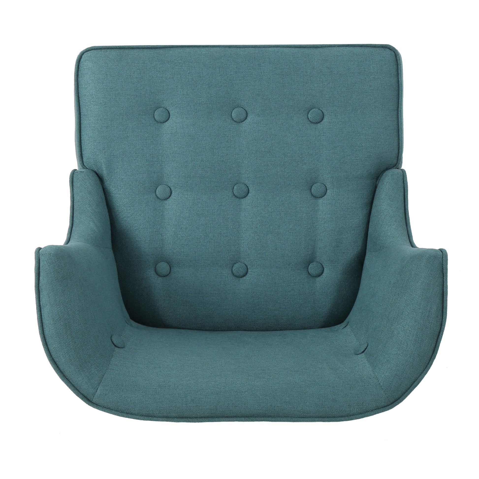 Fabric Occaisional Chair, Dark Teal Teal Fabric