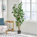 150Cm Artificial Laurel Tree Green Iron Plastic