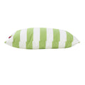 Coronado Stripe Rectangular Pillow Green Fabric