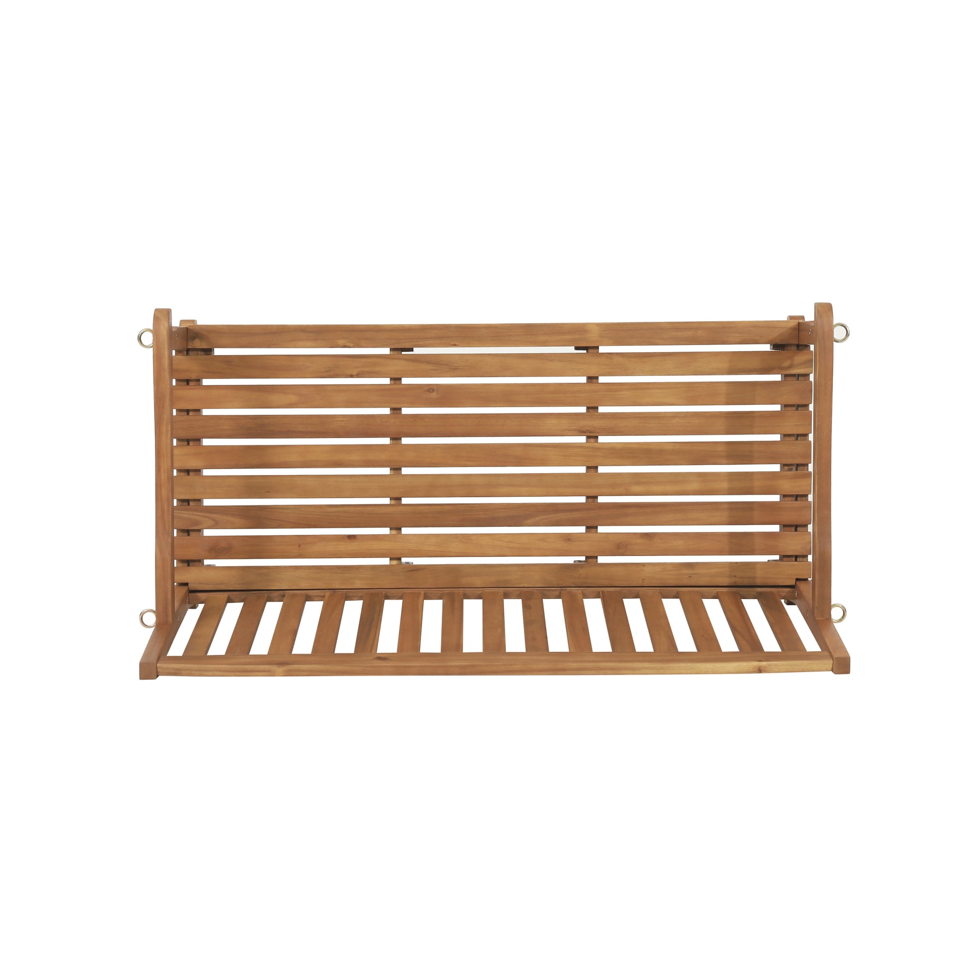 Brantley Porch Swing Teak Metal & Wood