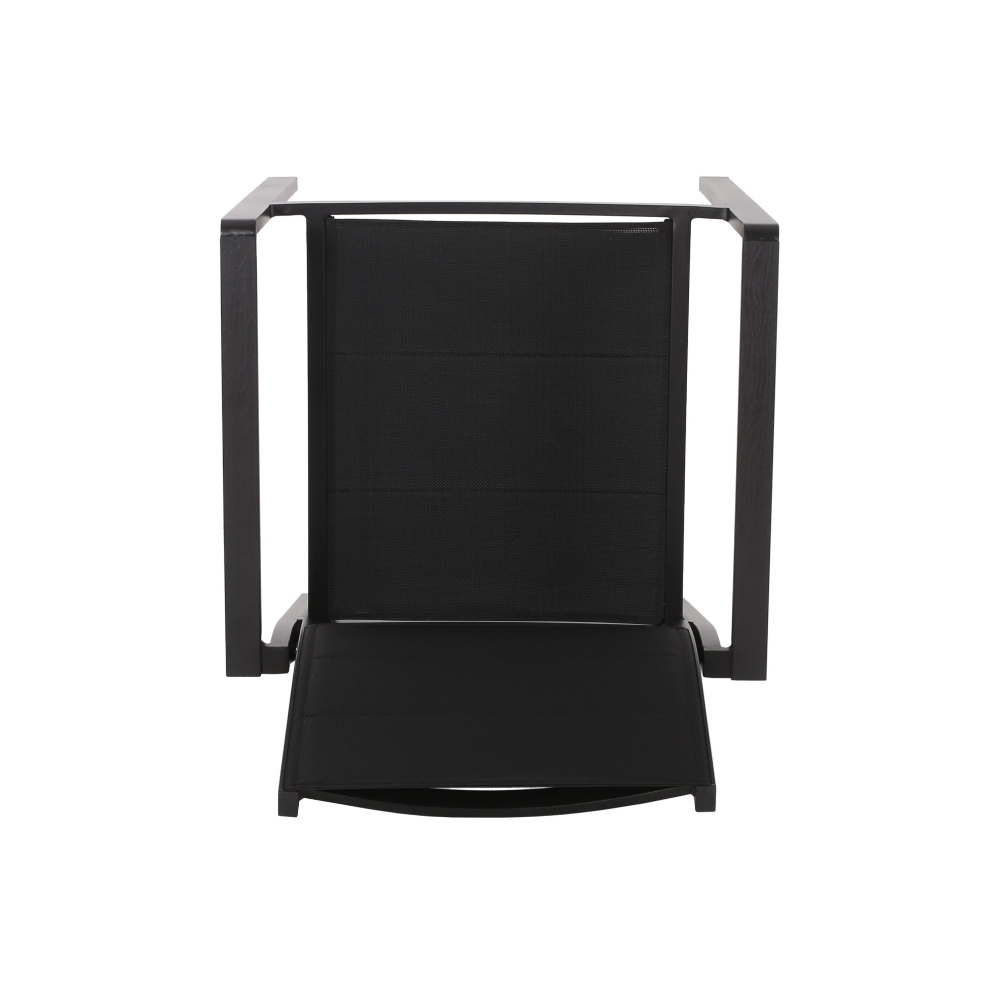 Wilbur Dining Chair Black Aluminum