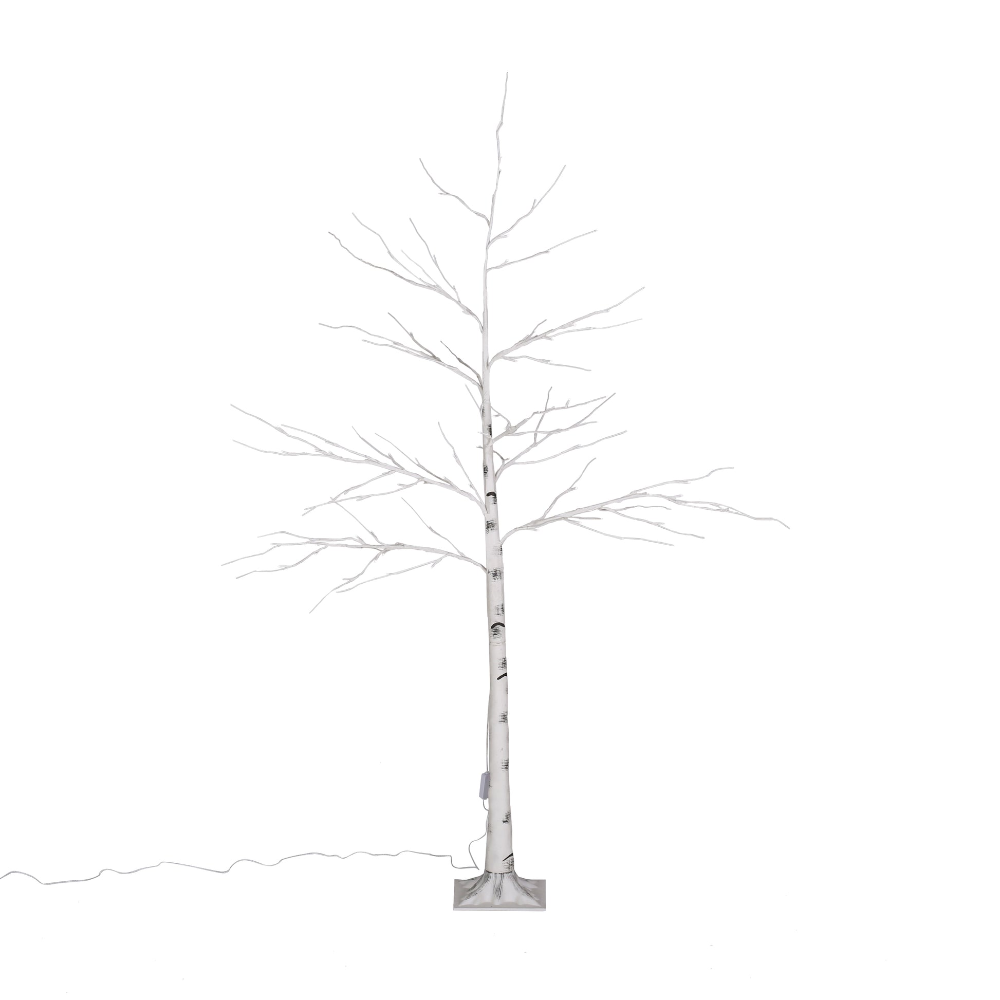 6Ft Birch Tree White Light 96Ledartificial Barkul Ip44 30V 6Wextended Line: 5M White Pvc