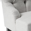 Nicole Kd Settee Light Grey Fabric