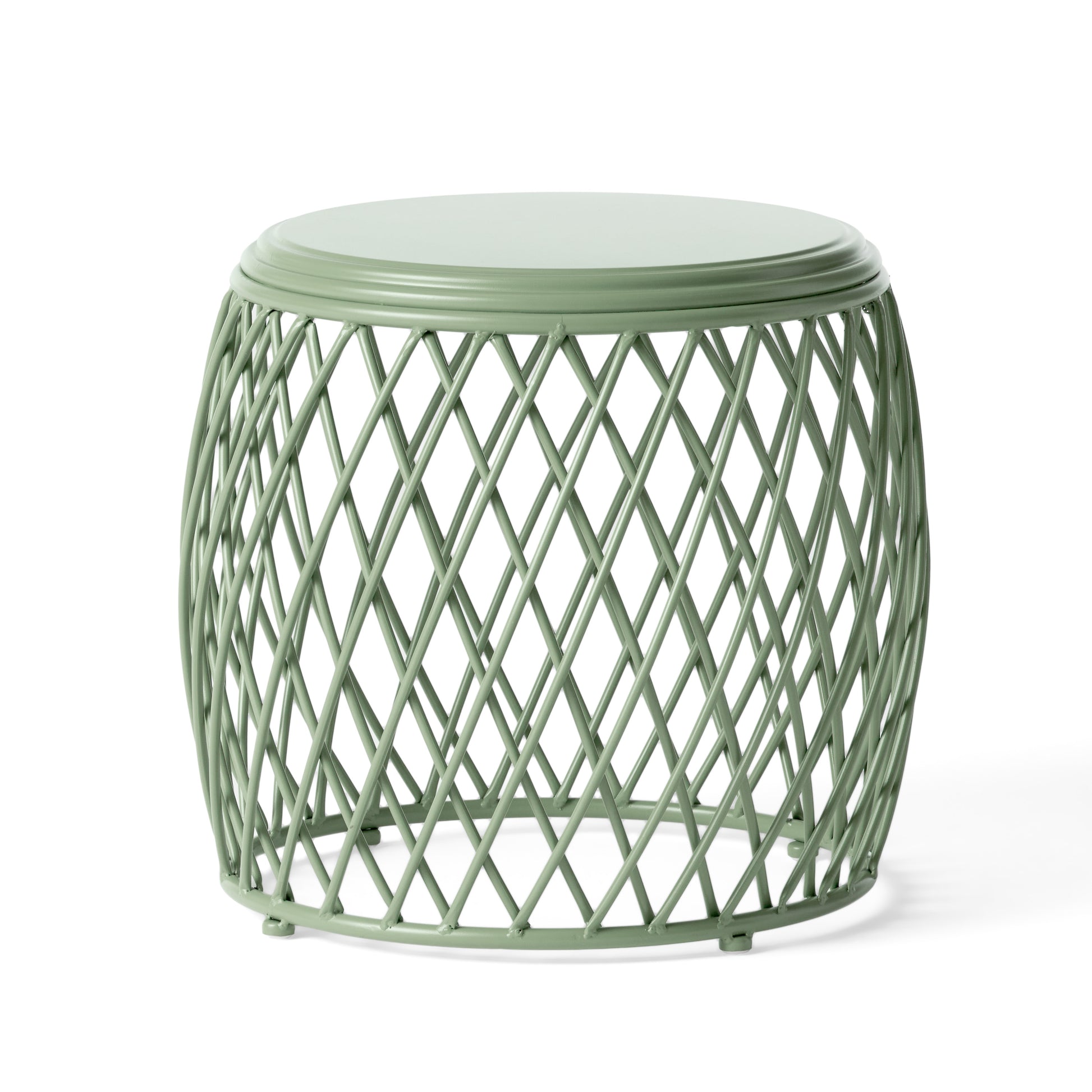 Alamera 19.75 Side Table Green Iron