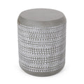 End Table White Magnesium Oxide