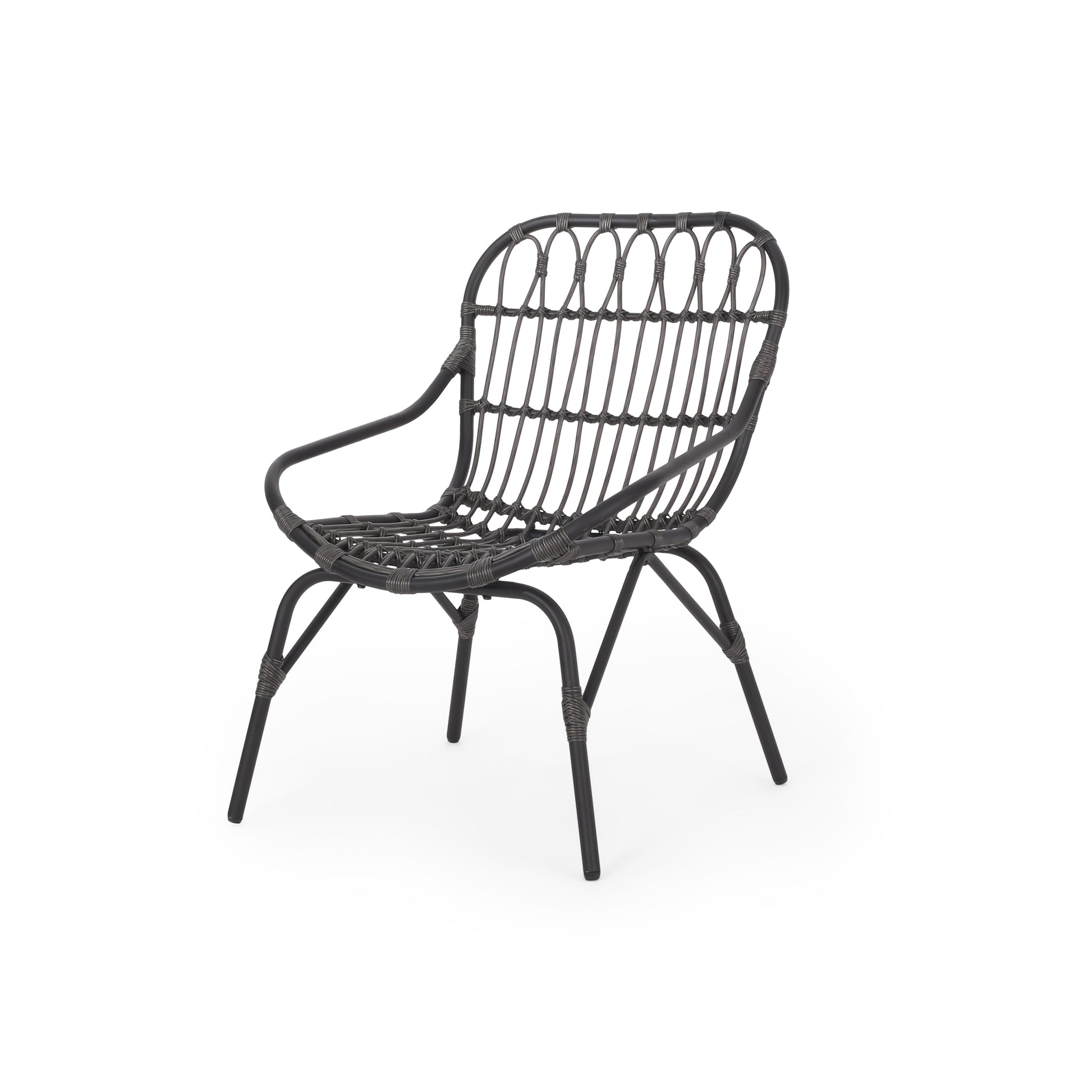 Harlem Chair Gray Rattan