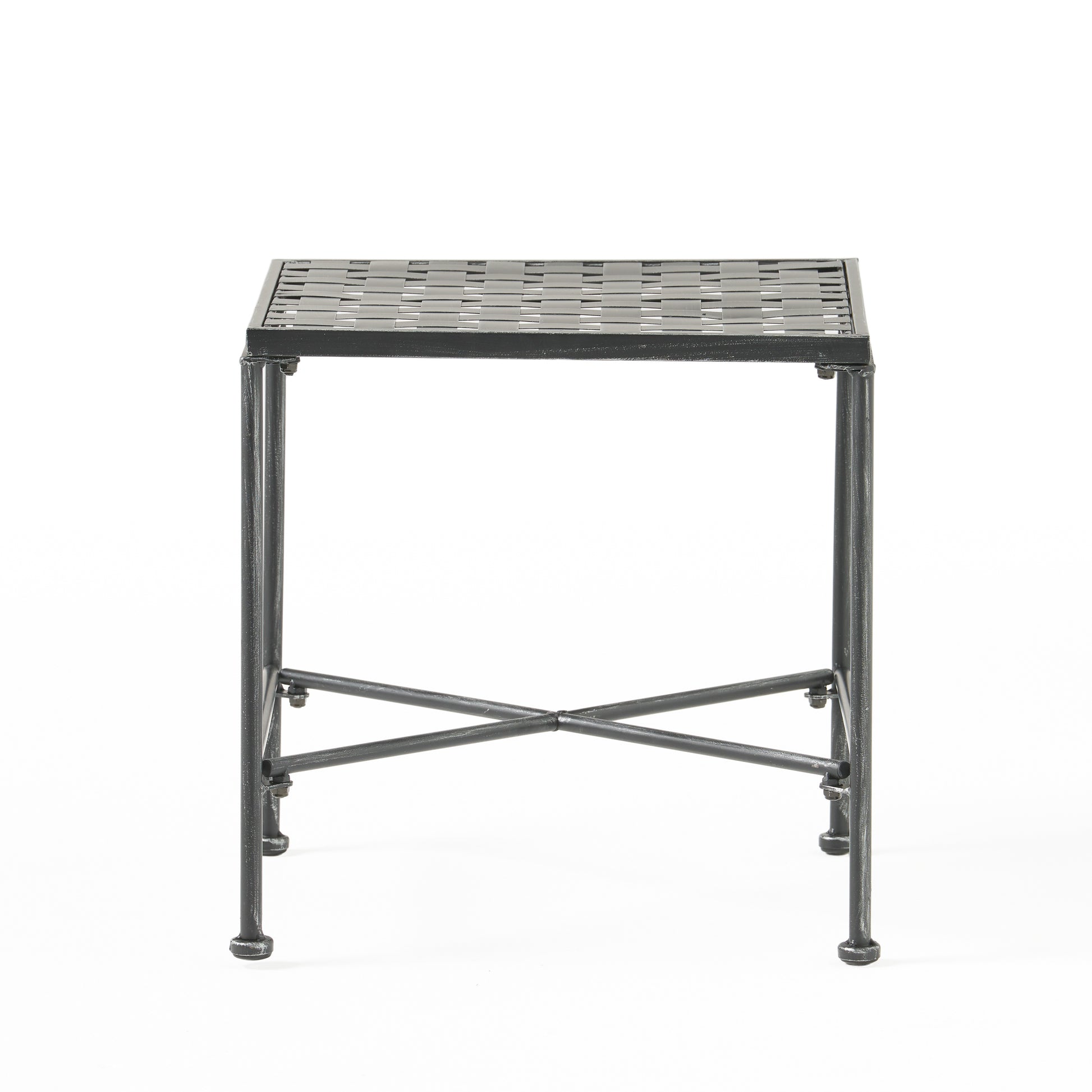 Luna End Table Black Iron