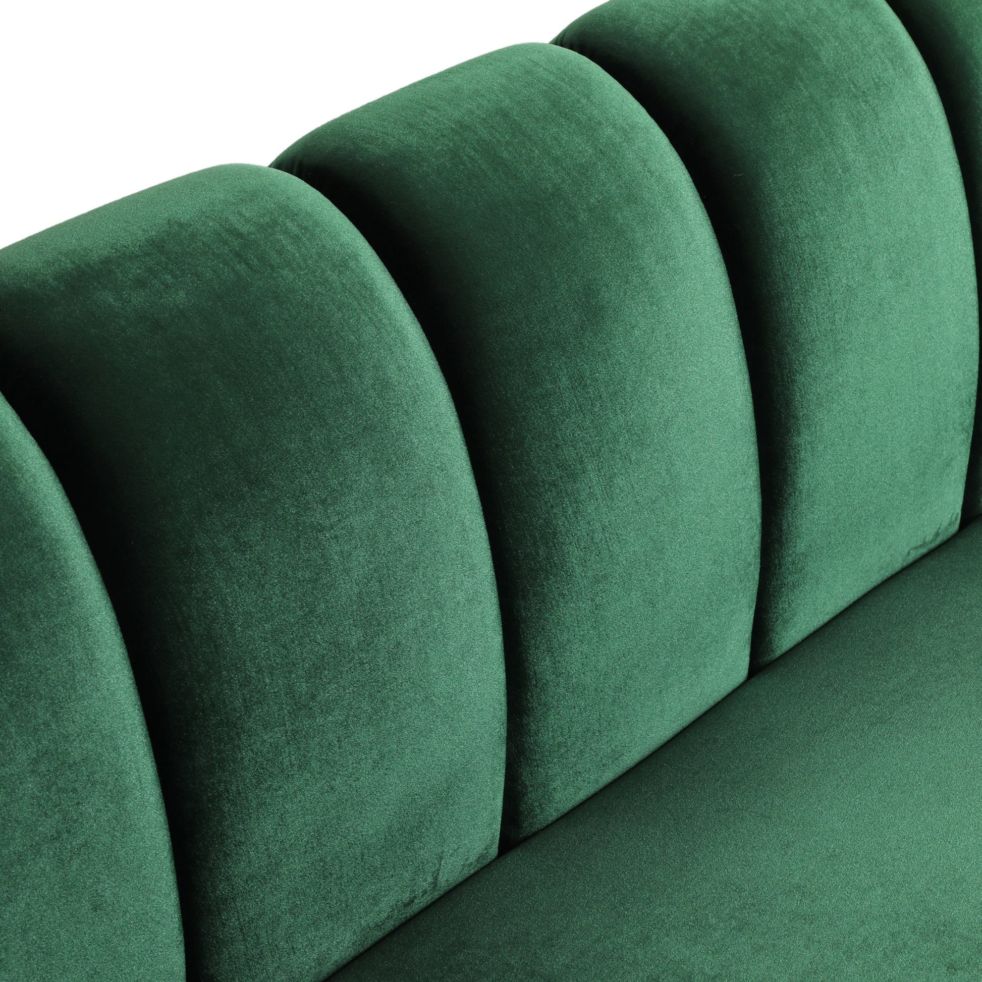 Miranda Velvet 3 Seater Sofa Emerald Velvet