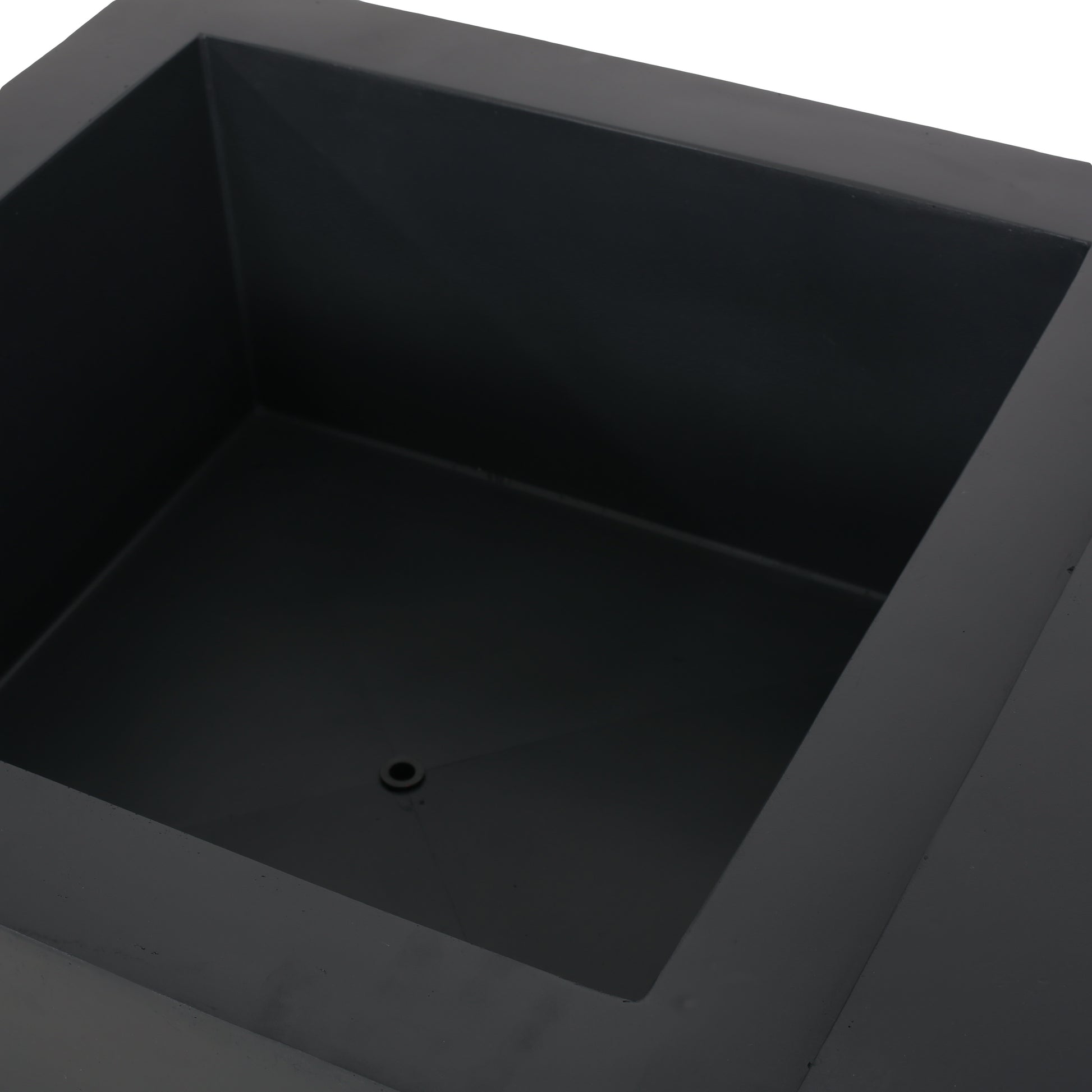 Outdoor 50,000 Btu Lightweight Concrete Rectangular Fire Pit Table With Storage, Dark Gray And Natural Brown Tank Cover Not Included Dark Gray,Natural Wood Garden & Outdoor Magnesium Oxide