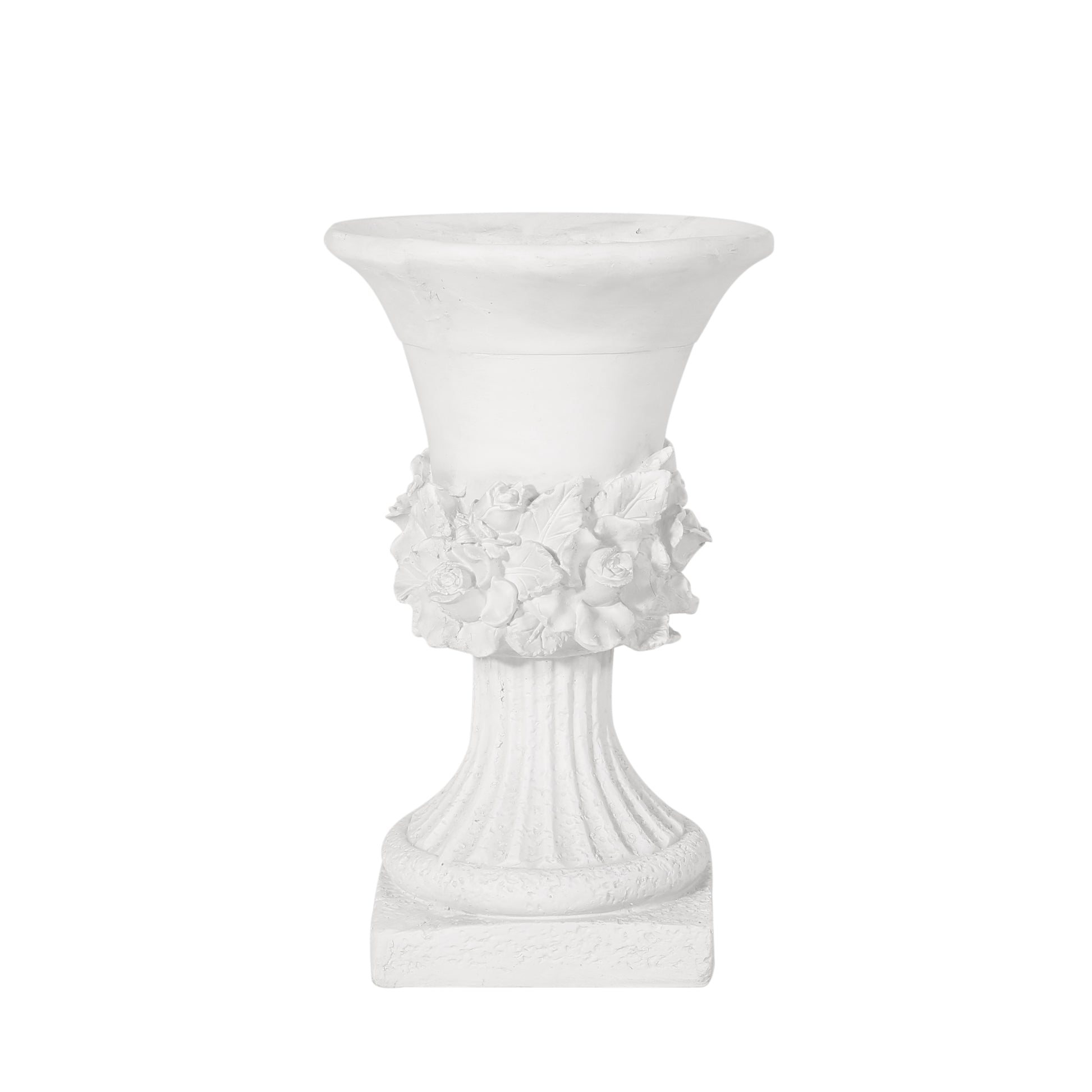 Mgo Garden Urn Planter Antique White Magnesium Oxide