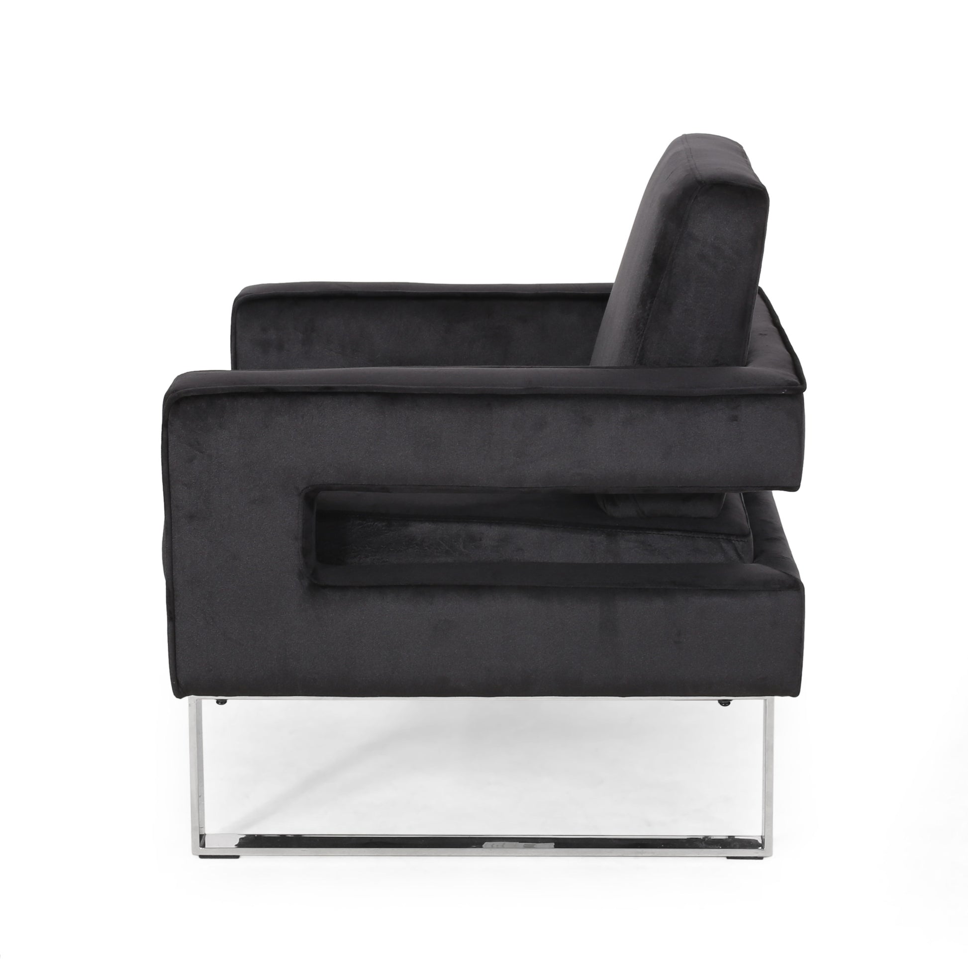 Arm Chair Black Velvet