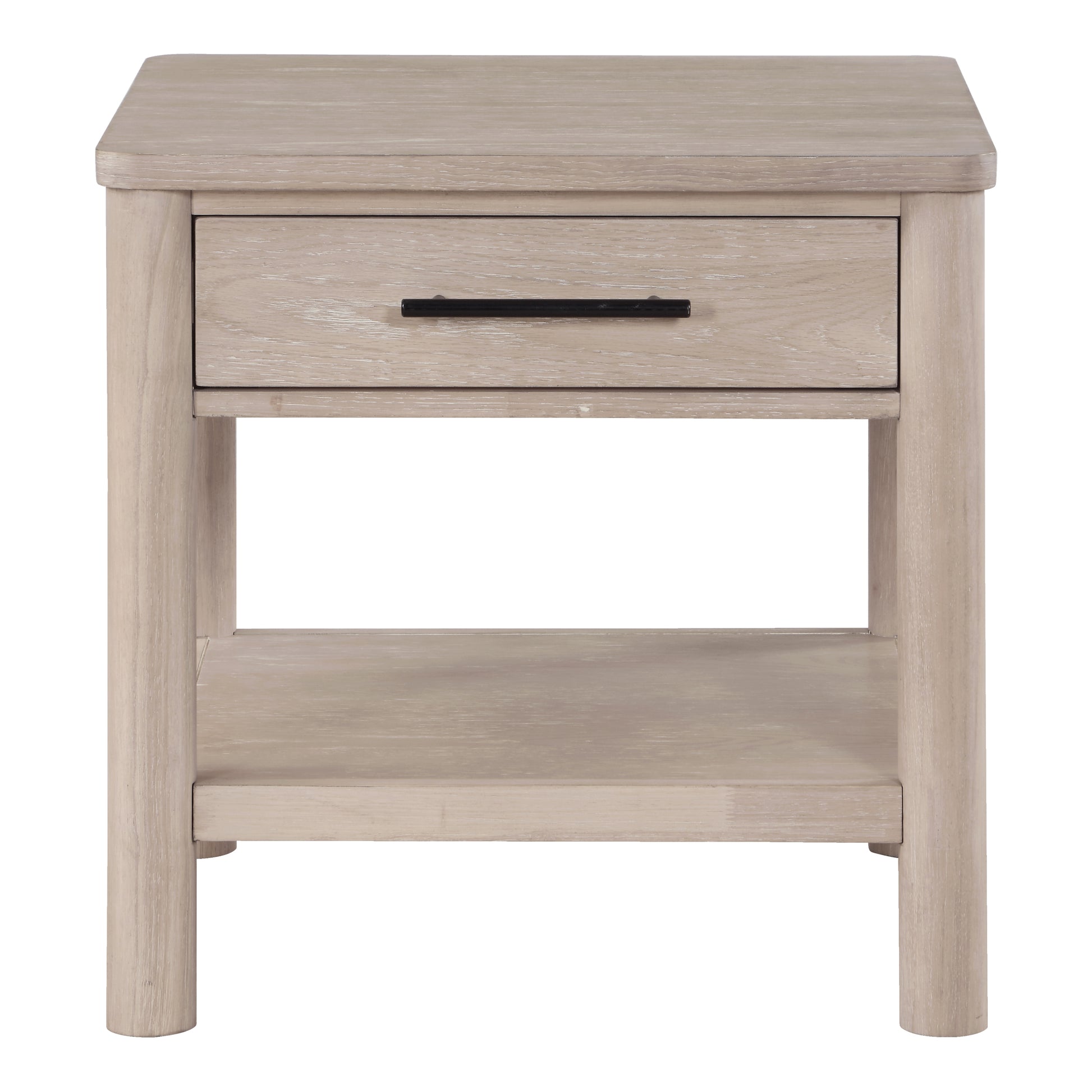 Gabby End Table Light Brown Light Brown Wood